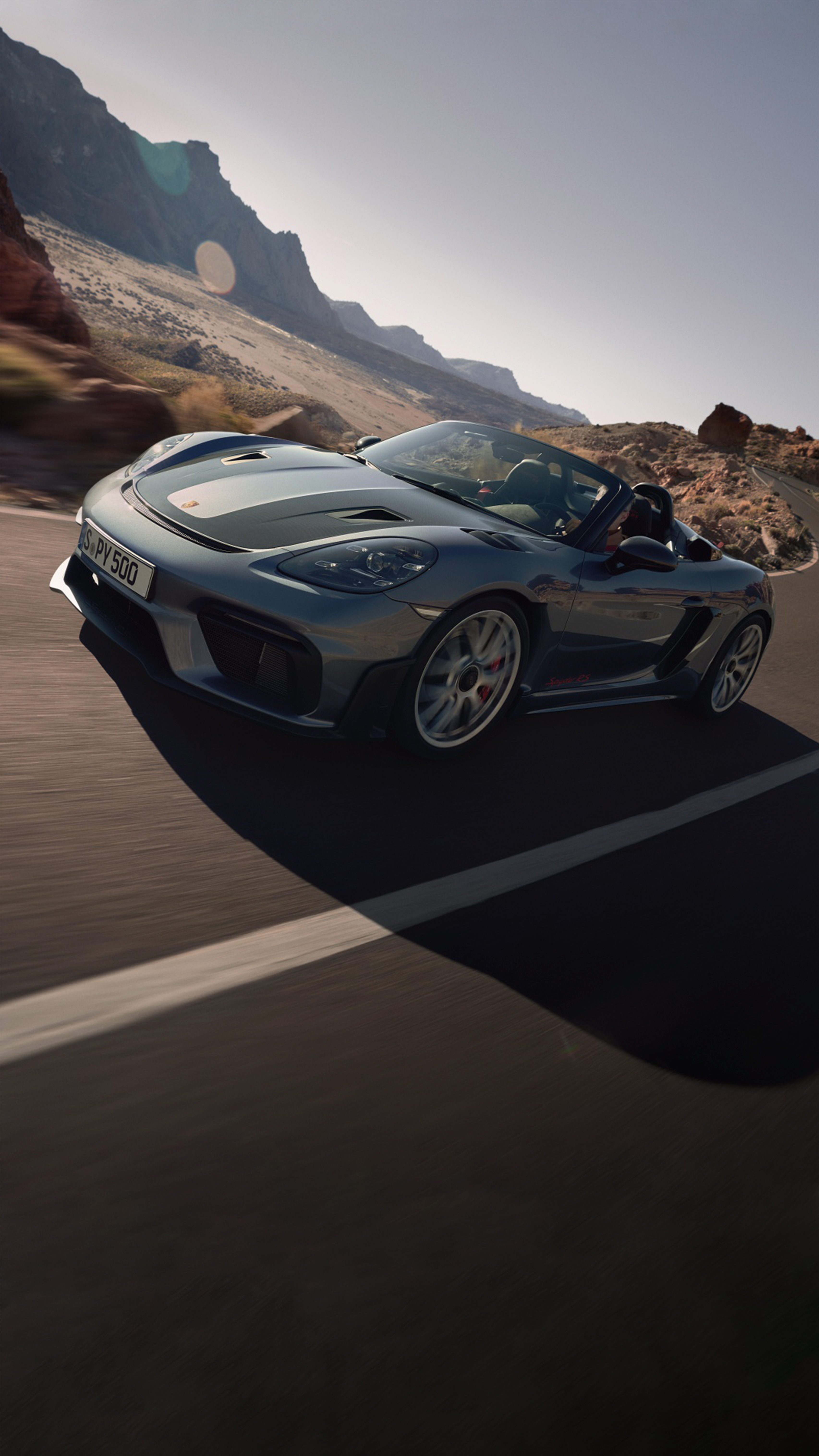 A.T Azzuro Thetys Metallic 2022 Porsche 718 Spyder 6-Speed for sale on