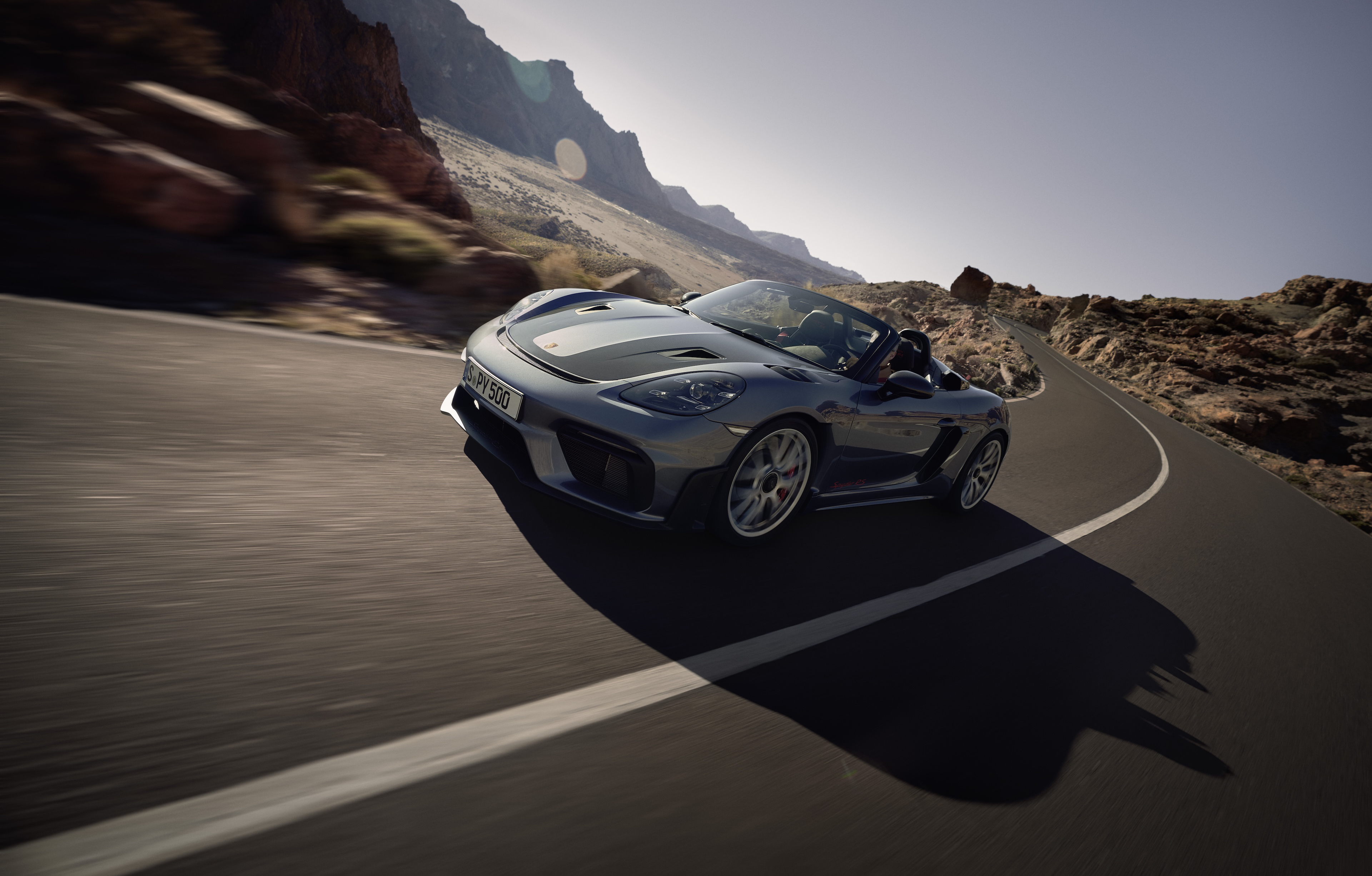 A.T Azzuro Thetys Metallic 2022 Porsche 718 Spyder 6-Speed for sale on